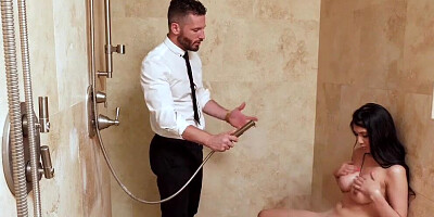 Asian stepdaughter punished by daddy's dick and belt