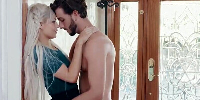 Blonde vixen and her stepbrother are enjoying the pleasures of their secret sexual relationship