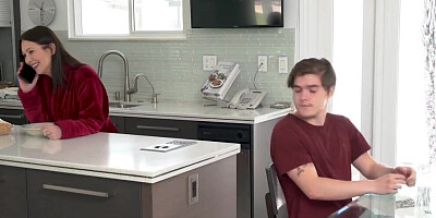 Dirty MILF polishes that hard cock and rides it nicely