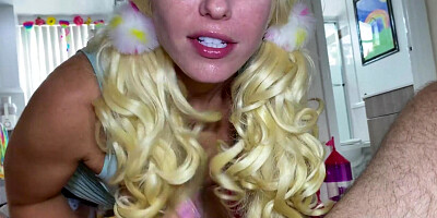 Blonde Babe with Perky Tits and Big Booty Slay Savage Fucks J Mac