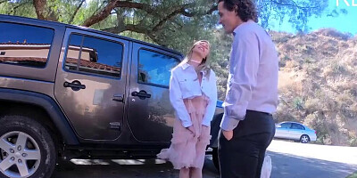 Model looking stepsister helps carl hide his secret!