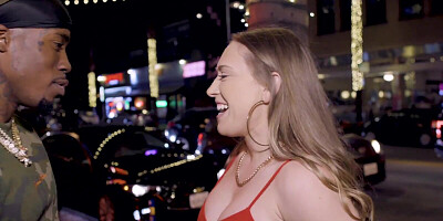 Kagney Linn Karter is licked and fucked by a black stud