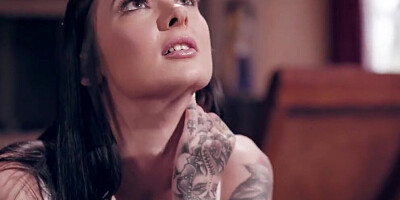 PURE TABOO Marley Brinx found her Stepdad's Paddle Collection