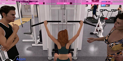 EP4: HOT MILF Sylvia flirting in the GYM with my girlfriend around [Innocence Or Money]