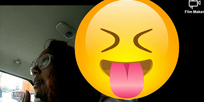 Chubby mom takes hard cock in back seat