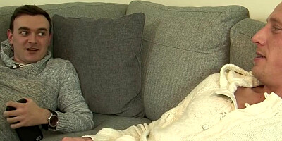 Mature woman goes down on her gifted stepson and sucks his big cock