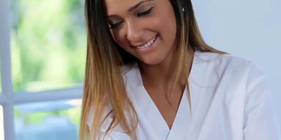 TLBC - Cute Teen Practices Massage on Step-Dad