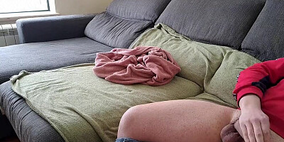 Open mind stepmother catches stepson and does mutual masturbation