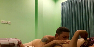 Wifey and me making a baby