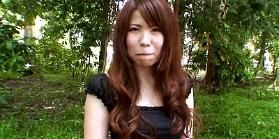 Rie Obata gives a stranger a blowjob before getting her hairy cunt drilled