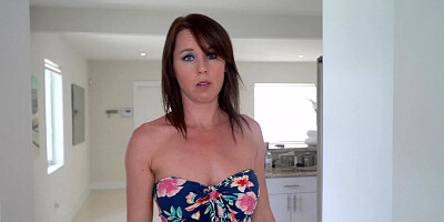 Mommy was persuaded by her aroused stepson into giving him her pussy