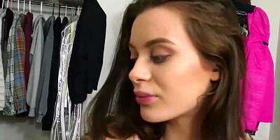 Stepsister Lana Rhodes Caught Being A Stripper And Gets Fucked By Stepbro