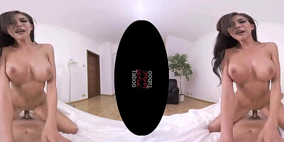 Heather Vahn is riding dude's hard cock in this hot VR