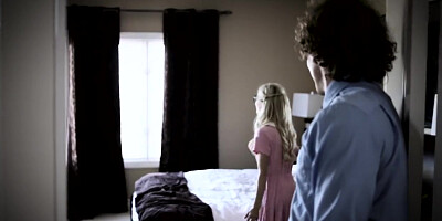 PURE TABOO Nerdy Girl PIPER PERRI Loses Virginity in ROUGH GANGBANG