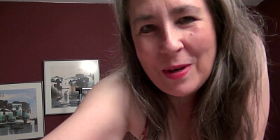 AuntJudys - Your 52yo Mature Step-Auntie Grace Wakes You Up with a Blowjob (POV)