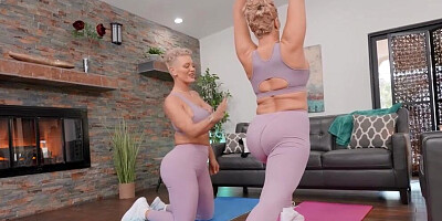 Brazzers: Fucking The MILF And Her Lookalike Trainer on PornHD with Ryan Keely and Kaden Kole