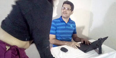 Slutty Secretary Gina Gets Fucked at Work