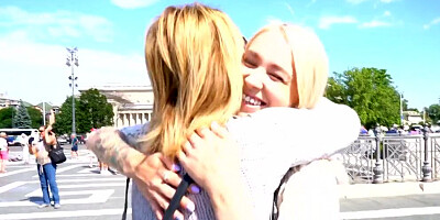 Shares A Cock With Her In Anal Threesome