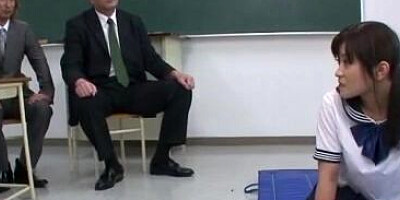 Japanese teen schoolgirl is sexually punished by her randy teacher