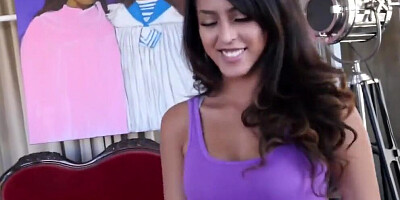 Dude films his lovely stepsister Sophia Leone while fucking her