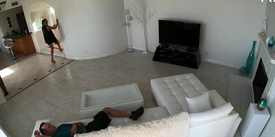 Randy blonde MILF decided to bang one of her son's buddies