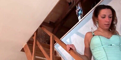 Horny mom moans loudly while stepson penetrates her wet cunt