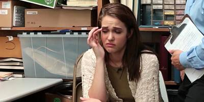 Mom and daughter get fucked by stranger after getting busted stealing from a store