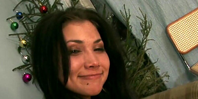 Lustful cooze has all of her holes filled with a stiff johnson