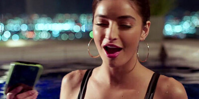 Bisexual girls Emily Willis & Elsa Jean fucked by Mick Blue