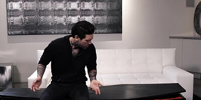 Inked man spreads Whitney Wright and fucks her to the balls
