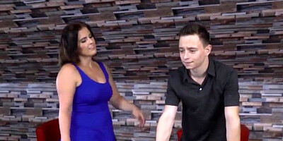 Curvy cougar Montse Swinger gets spanked while riding that dick