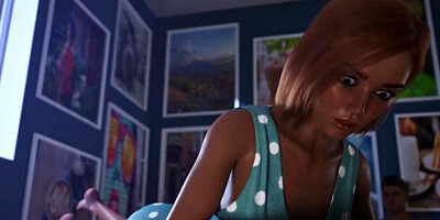 In A Scent Gameplay #04 Horny STEPMOM Swallowed A Thick Load of Cum