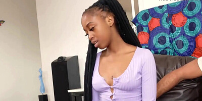 African Casting - Cute Black THOT Gives Up Pussy And Asshole For A Job