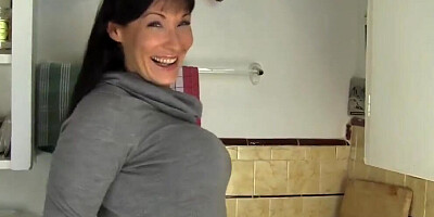 Hot Mature Fucked on Kitchen Counter