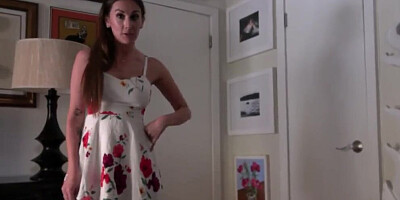 POV MILF resorts to cock sucking and sex for motivating her stepson out of the room