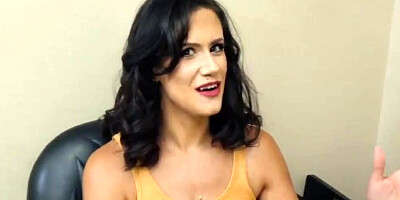 Fucking Brunette Stepmom And Recording It On Camera, POV