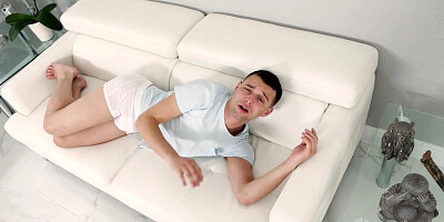 Bubble butt brunette Melanie Hicks rides stepson's rock hard cock