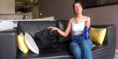 Shy Latina Amateur 18yo Fucked Rough in First Time EVER Casting