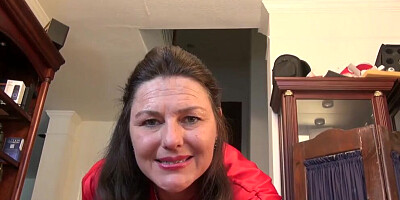 AuntJudys - Your Big Ass Full Bush Step-Aunt Joana gives you a Taboo Massage (POV Experience)