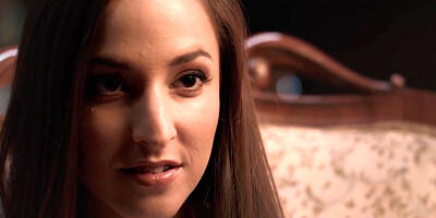 Ebony and white chick are passionately tongue-fucking one another