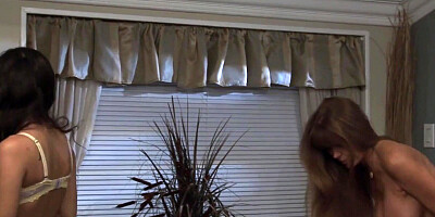 Darla Crane & April O'neil are licking each other's puss