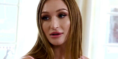 OUT OF THE FAMILY - Naughty Skylar Snow Asks Her Stepbro To Help Her On Her Camgirl Show