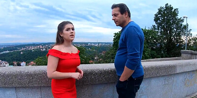 HUNT4K. After little anger man permits rich stranger to fuck his daughter
