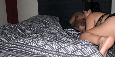 Stepdaughter comes in the middle of the night while mom is in the room