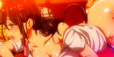 Busty Hentai girl is groped and fucked by a horny man