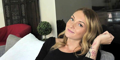 Alluring POV blonde Charlotte Sins is easily turned on and lured into sex