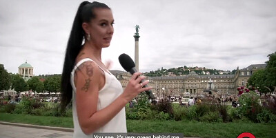 HITZEFREI Texas Patti Hunts down Amateur Couple for Hardcore Outdoor Sex