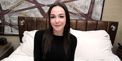 She just turned 18 with BIG DD cup naturals and a shaved cunt