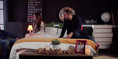 Russian hottie Angel Rush cheats on her boyfriend