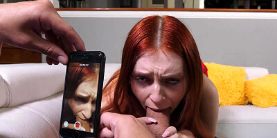 My HOT AF Stepsister Maya Kendrick Sucks My Cock To Get Back At Her CHEATING BF - Blowpass